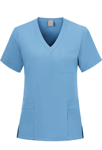 **New Product Samples** Multi-Pocket V-Neck Medical Scrubs